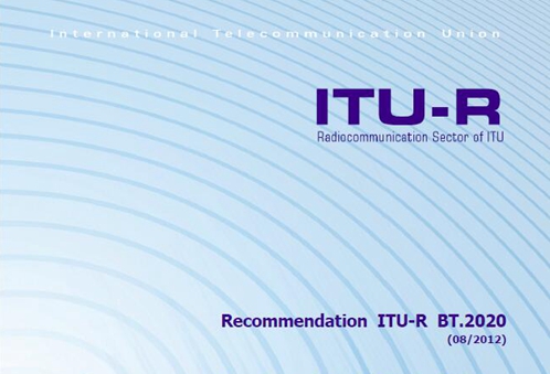 ITU-R BT.2020推荐规范