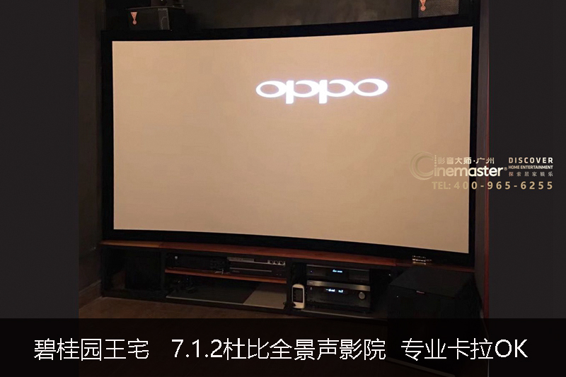 碧桂园别墅王宅 7.1.2全景声家庭影院 专业卡拉OK
